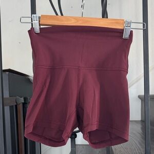 Women's Burgundy Shorts